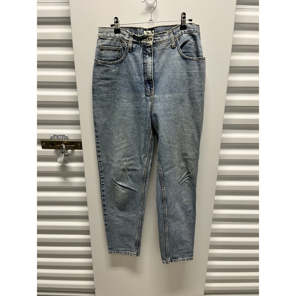 Vintage Y2K Ann Taylor High Waist Jeans Size 12P Blue Medium Wash